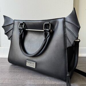 Sac main chauve-souris Blackcraft bat wing satchel bag gothique gothic killstar